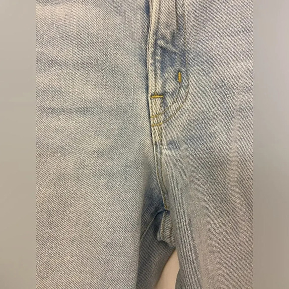 AYR The Sugar Straight Leg Jeans Light Blue Size 27 Short - Picture 6 of 11